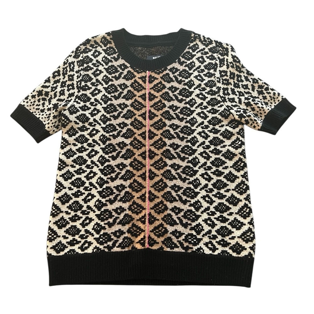 Anthropologie Maeve Elinore Animal Print Sweater Size XS